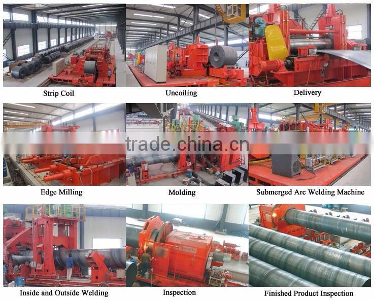 Cheap Q235 Q345 ssaw Spiral welded steel pipe with high quality