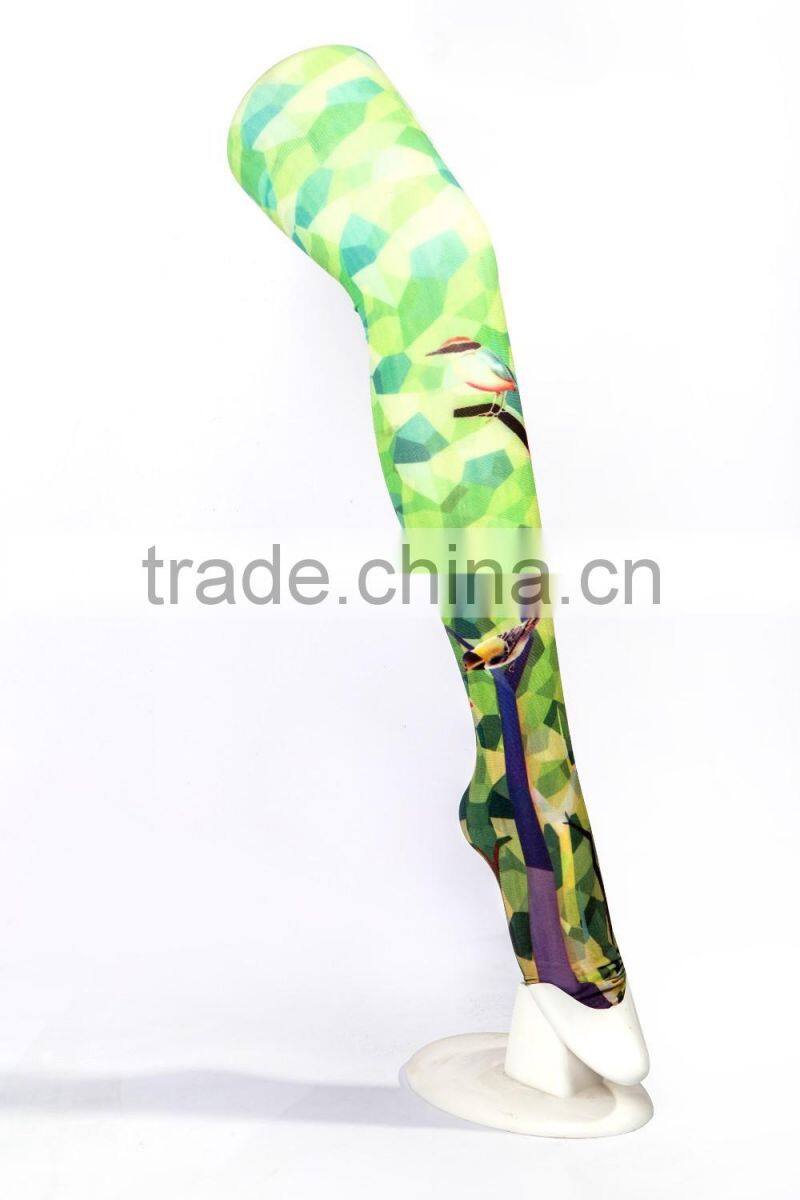 fashion comfortable competitive sublimation men's spandex socks