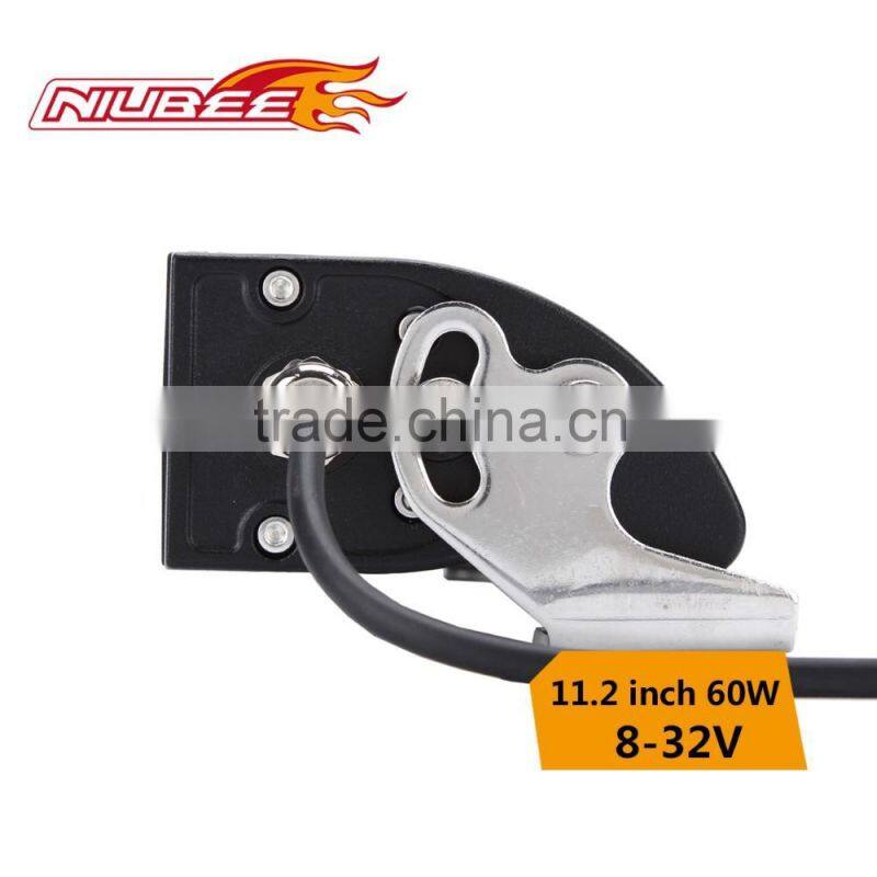60w 11.2inch IP68 cree led light bars for trucks