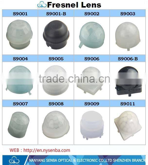 PIR Sensor Fresnel Lens, Plastic Lens for Infrared Motion Sensor