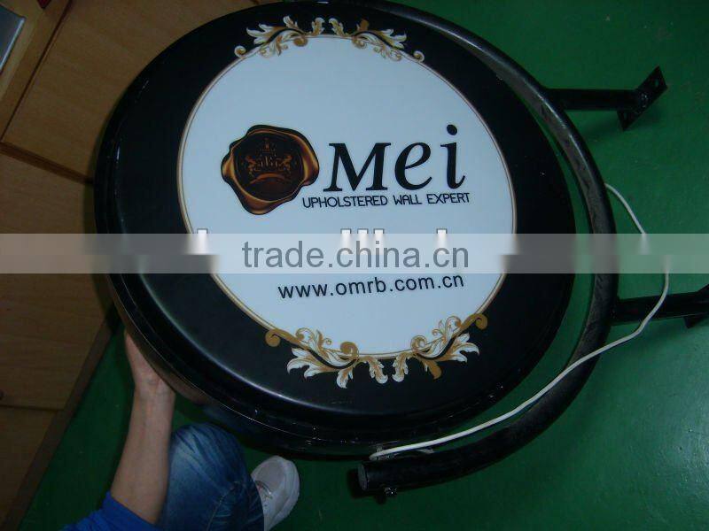 Vacuum thermoforming acrylic taxi top advertising display