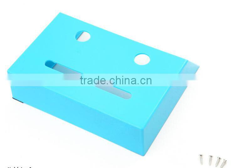 Q1099 wholesale wall box strongly adhesive bathroom racks kitchen bathroom storage box