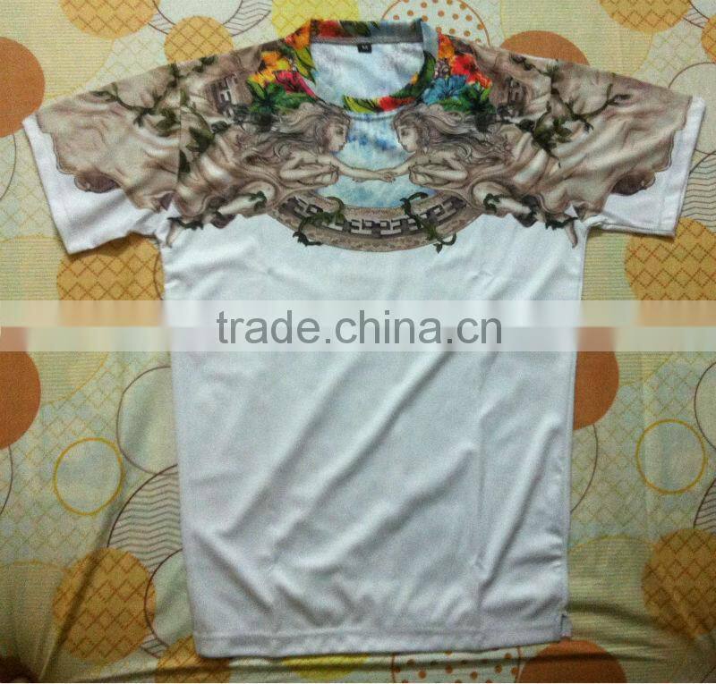 Crew-neck high visibility t-shirt