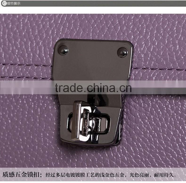 2016 New trend hot selling genuine leather women bags high quality tote leather shoulder bag purse