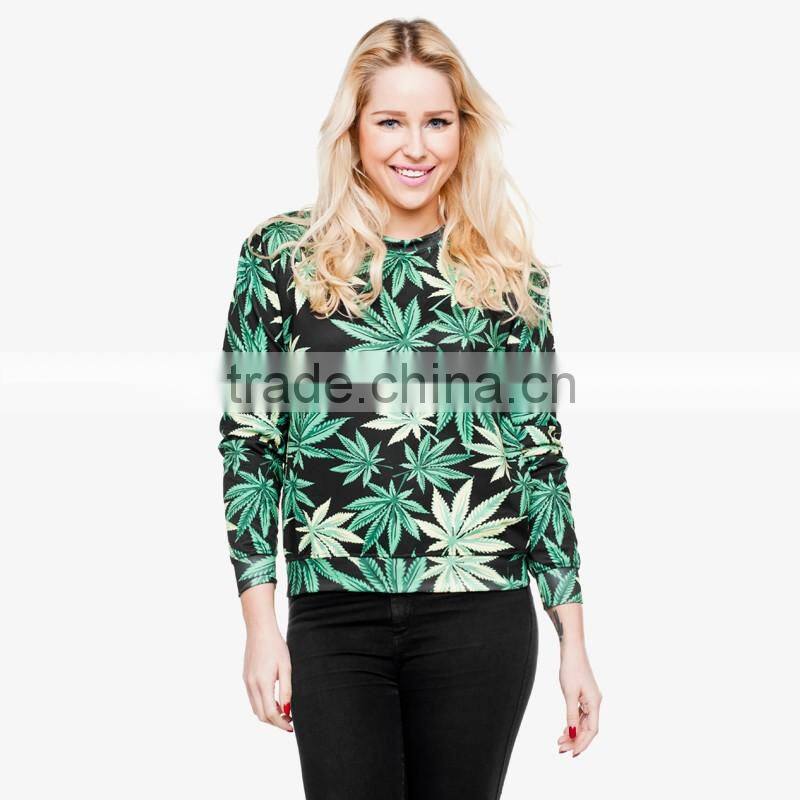 hot sale good quality 3D custom all over sweatshirt printing