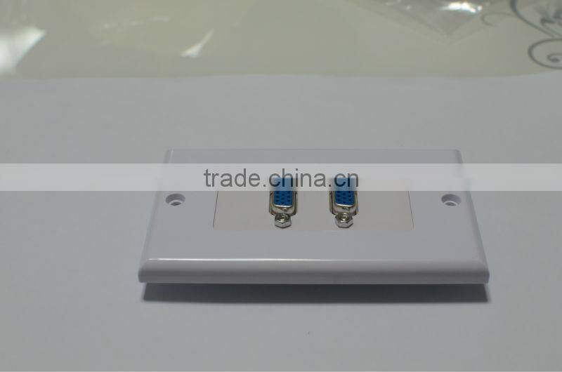 VGA wall plate electric plug panel socket