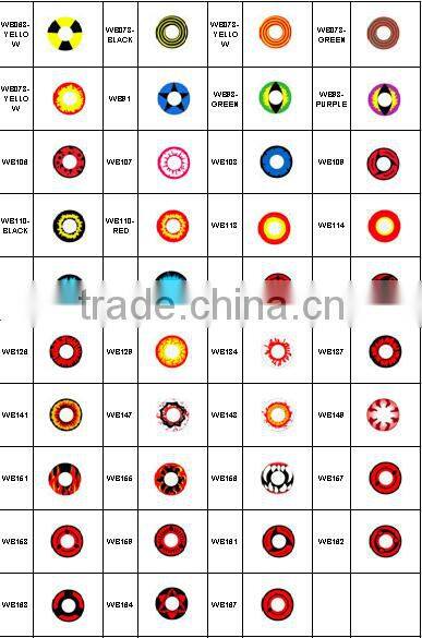 WEBW002 Beautiful eye naturally slim in color contact lenses factory direct sale