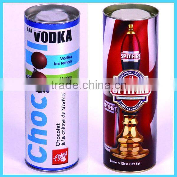 Competitive price paper wine tube boxes wholesale