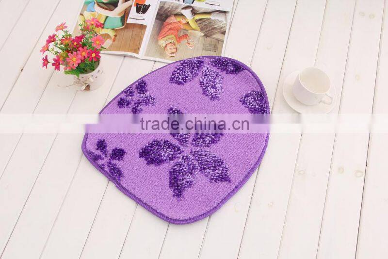 2015 New design 3D chenile bath mat 3 sets/printed mat 3sets/memory foam bath mat 3sets