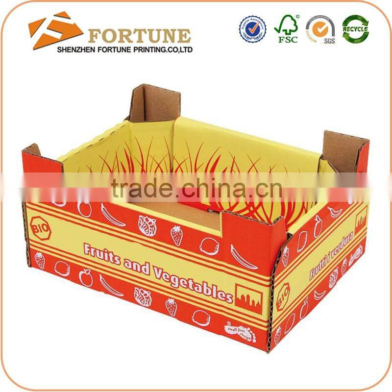Custom Logo Printed Fruit Packaging Cartoon Box Strawberry Packaging Box