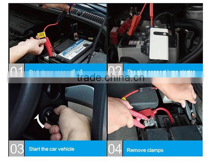 Professional mini jump starter power bank with CE,RoHS,MSDS Certification