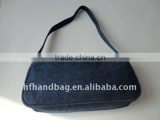 Denim ladies' fashion handbag