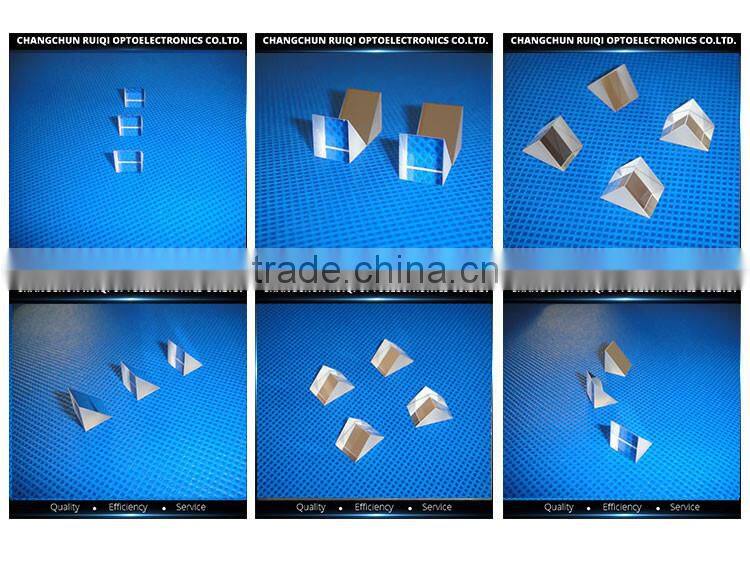 40/20 polished right angle glass triangular prism for sale