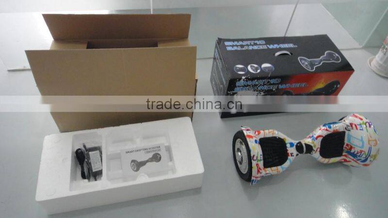 10 inch Battery Powered Skateboard / Balance Scooter Big Wheels Drifting Scooter