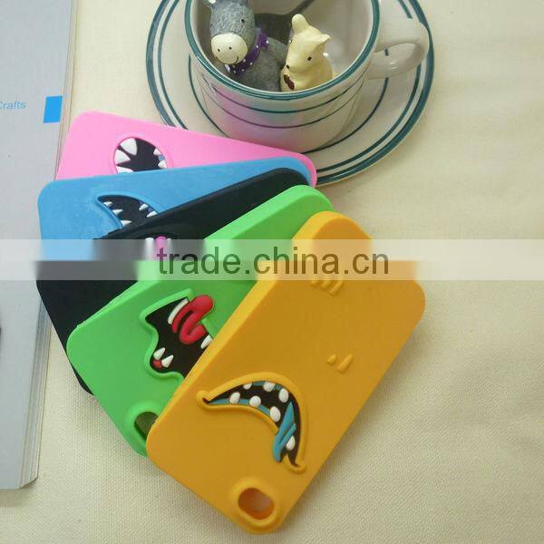 Silicone new funny case for iphone 4, iphone 5