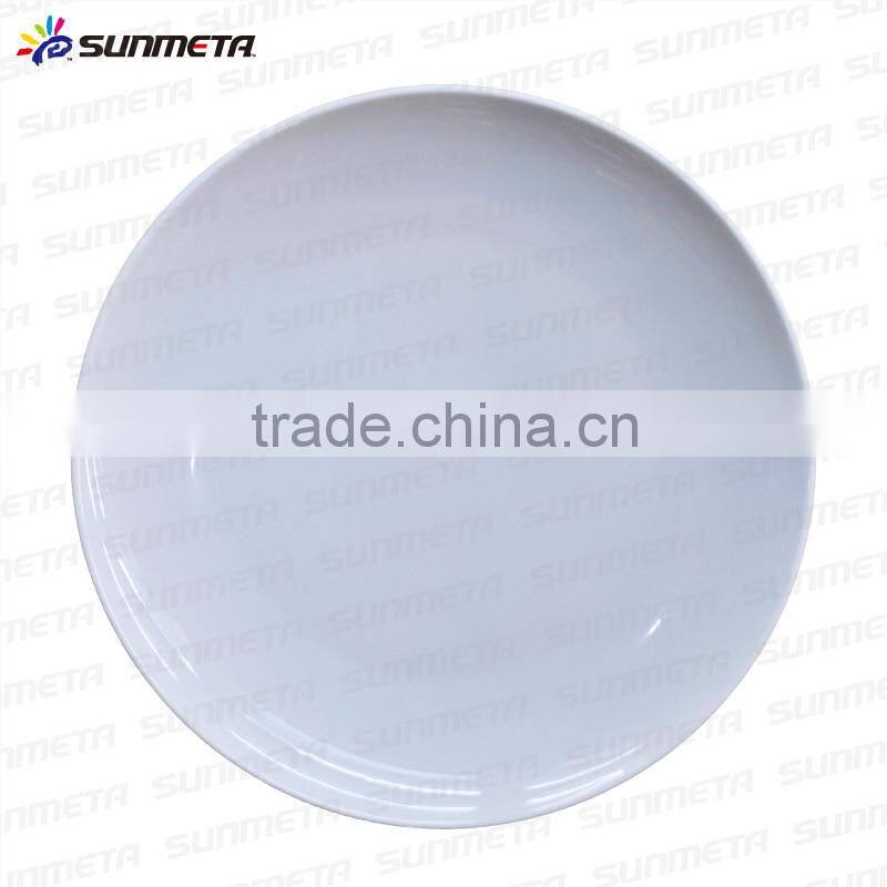 SUNMETA factory Personalized 8 inch sublimation ceramic plate for 3D vacuum machine
