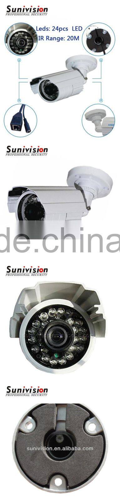 1/3" Sony CCD sensor 650TVL 6mm fixed lens ccd security waterproof fine outdoor cctv ir led camera