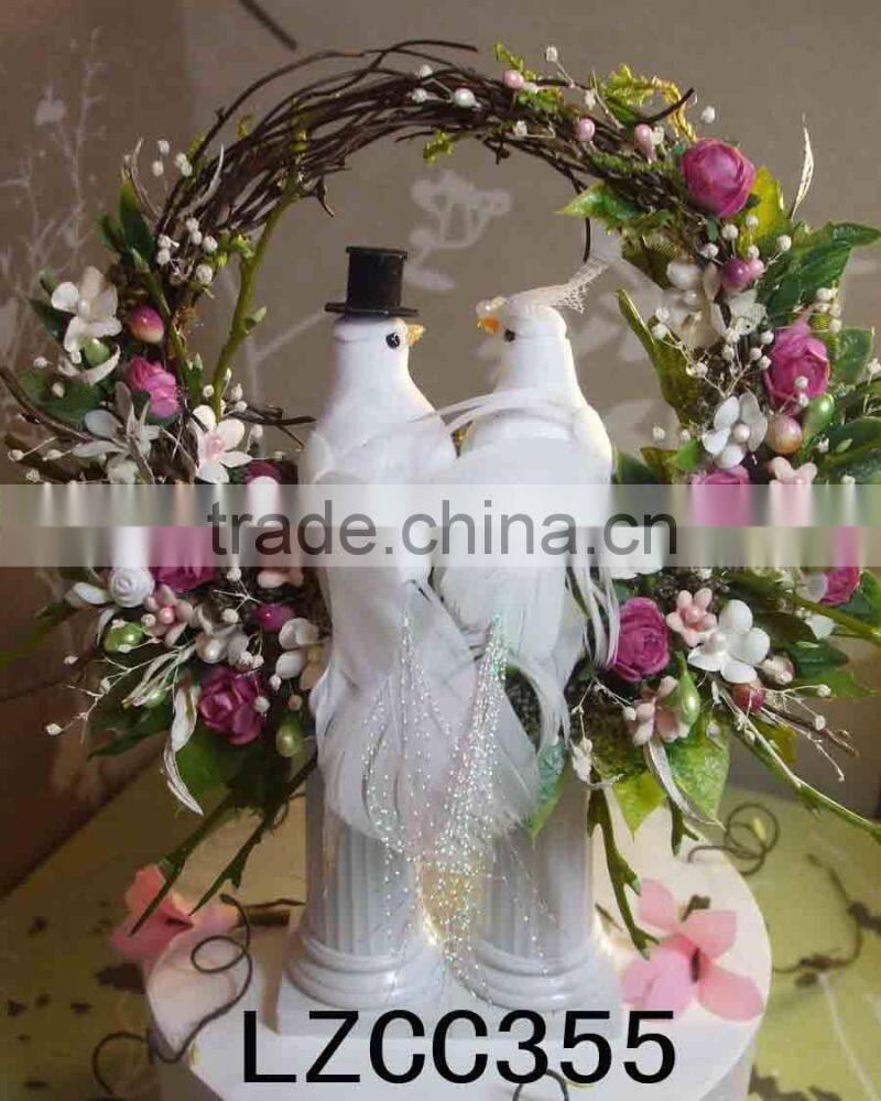 Fancy artificial feather birds LZWQ1331