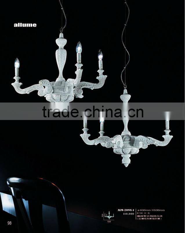 2012-2013 New design polyresin pendant lamp ALM2098