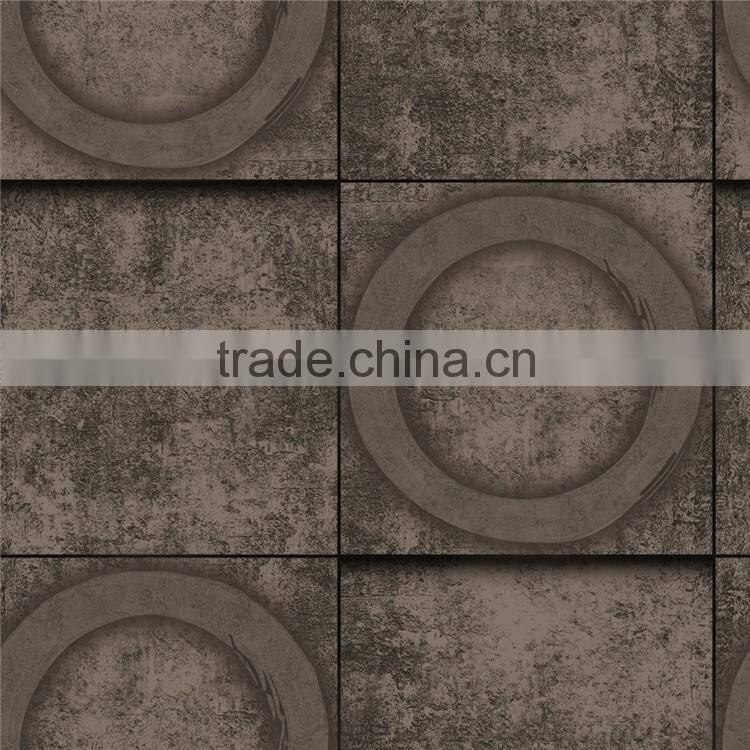 cricle Stone style wall paper cheap price