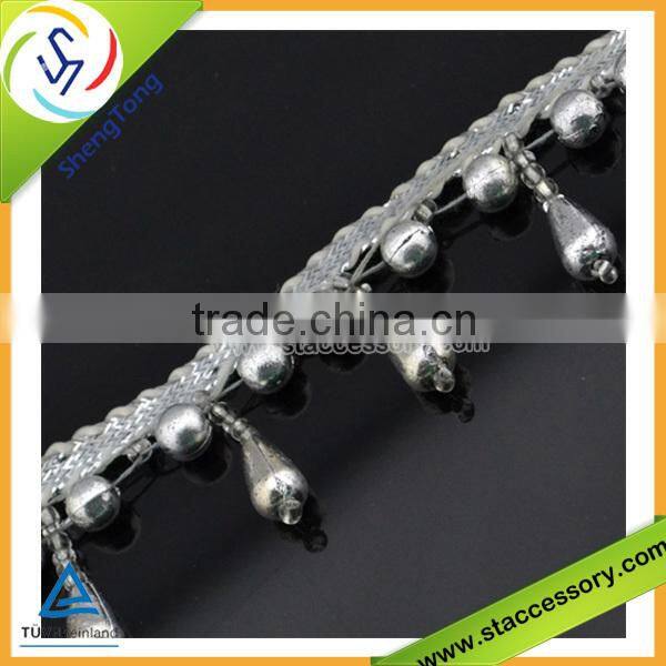 high quality wholesale plastic rhinestone trimming for dress