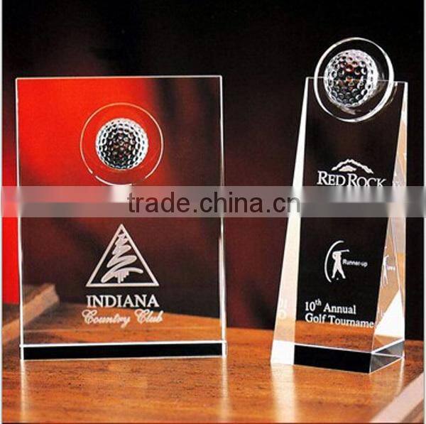 Popular gift newest design cheap crystal award