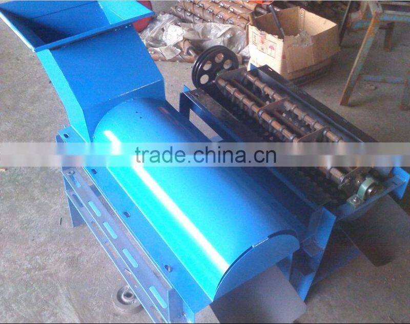 Wheat barely thresher machine with diesel engine drive