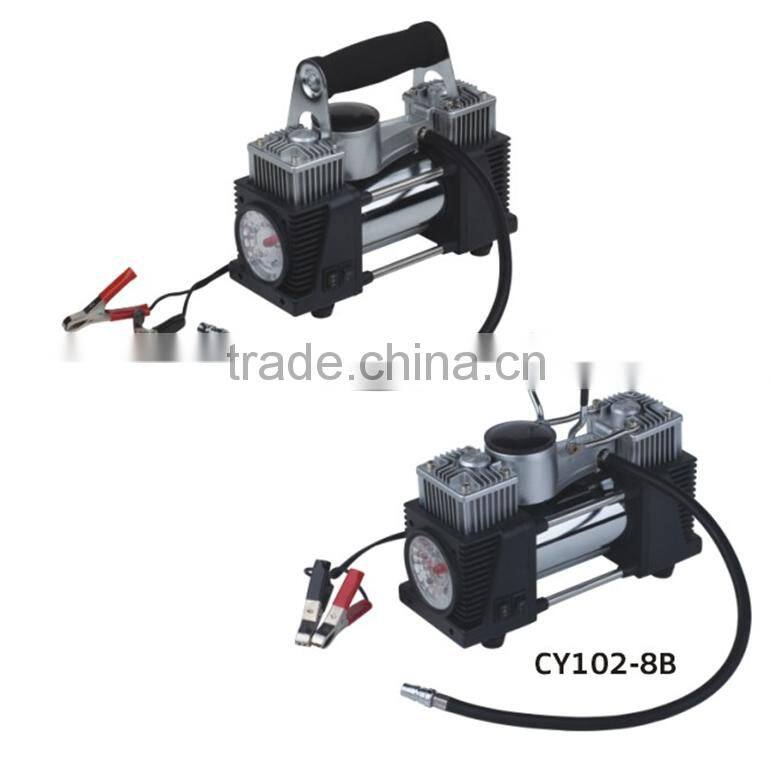 2015 NEWEST Metal DC 12V auto Electric LED light Air Compressor pump