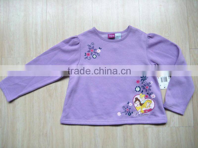 wholesale kids cartoon purple shirts thick shirt boys long sleeve t shirt