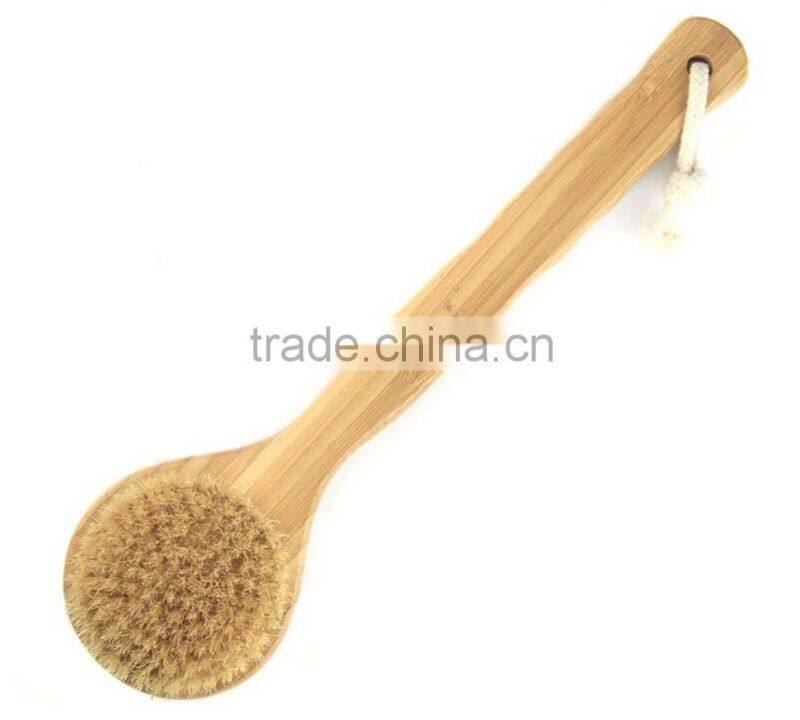 Custom Bamboo Bristle Massager Bath Brush