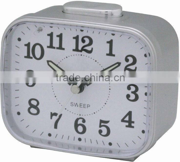 Plastic square table alarm clock