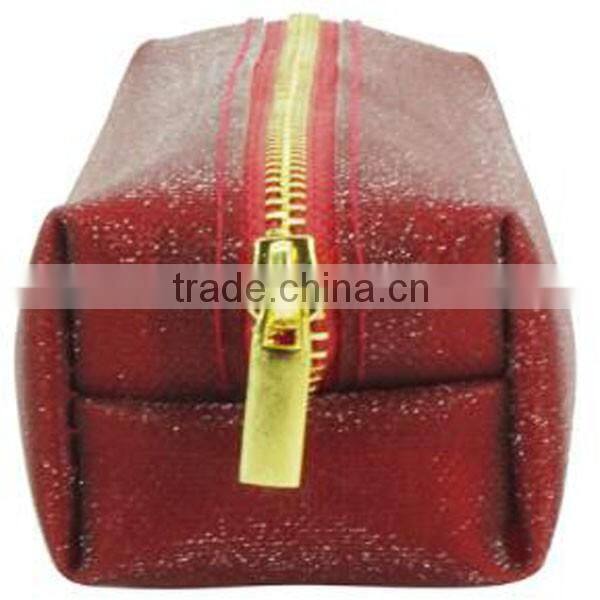 China supplier quality satin promotional school kids round pencil case