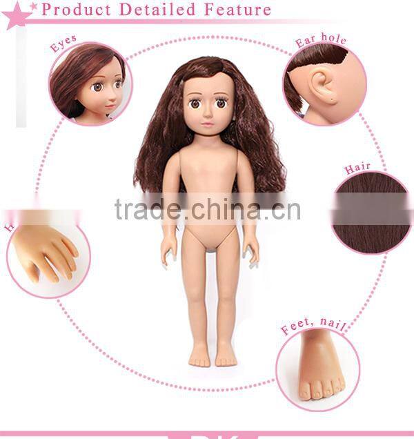 Farvision 18 Inch Vinyl Doll Kids Gifts Fashion Doll