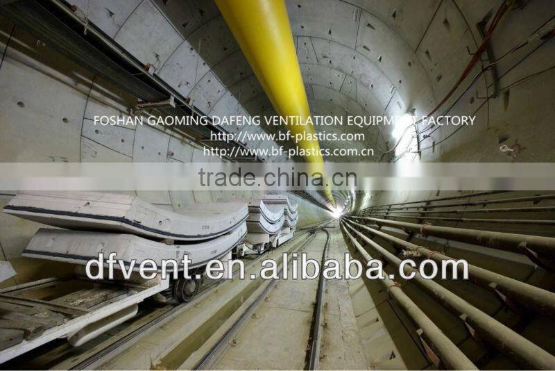 1000mm Semi rigid PVC flexible duct air duct mining duct