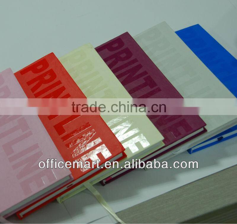 A6 hard cover notebook with UV