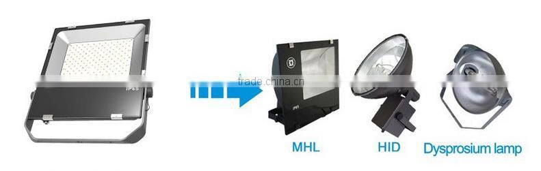 SMD LED Flood Lamps Lighting 100W IP65 of high pressure sodium replacement UL Listed Meanwell Driver