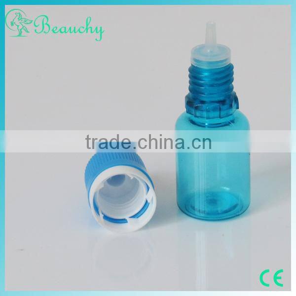 2015 China alibaba 10ml multicolor PET bottles with tamper proof and children proof cap