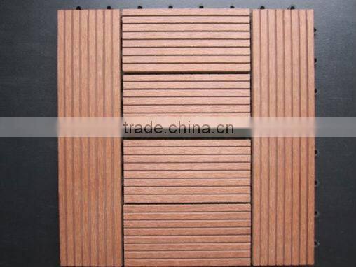 eco-friendly Creative easy to install exterior/interior wood plastic composite/WPC DIY tile