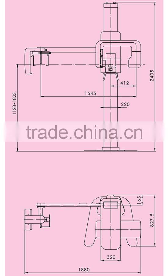 Dental Supply Digital Panoramic X-Ray Dental Unit with Cephalometry XR-90