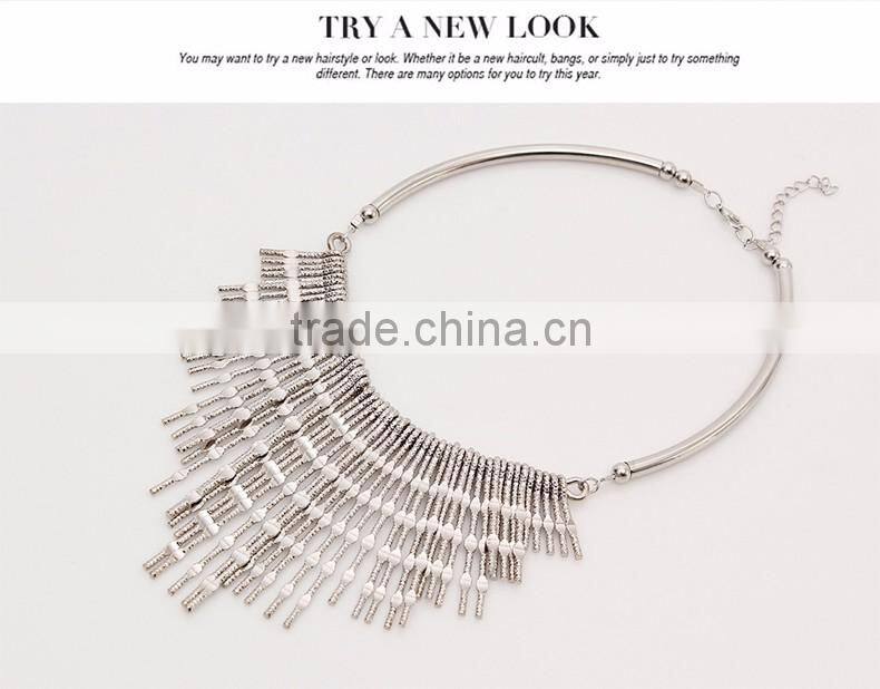 New Design Fashion Crystal Necklaces Women Luxury Statement Diamond Necklace Jewelry SKA8450