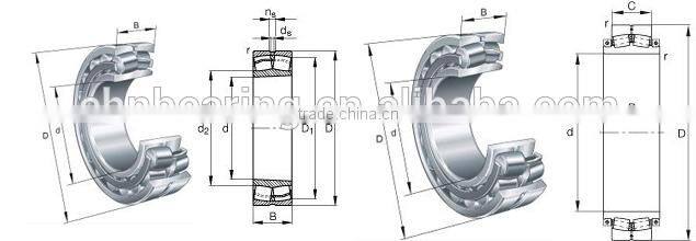 High speed spherical roller bearing 22215 Made in China
