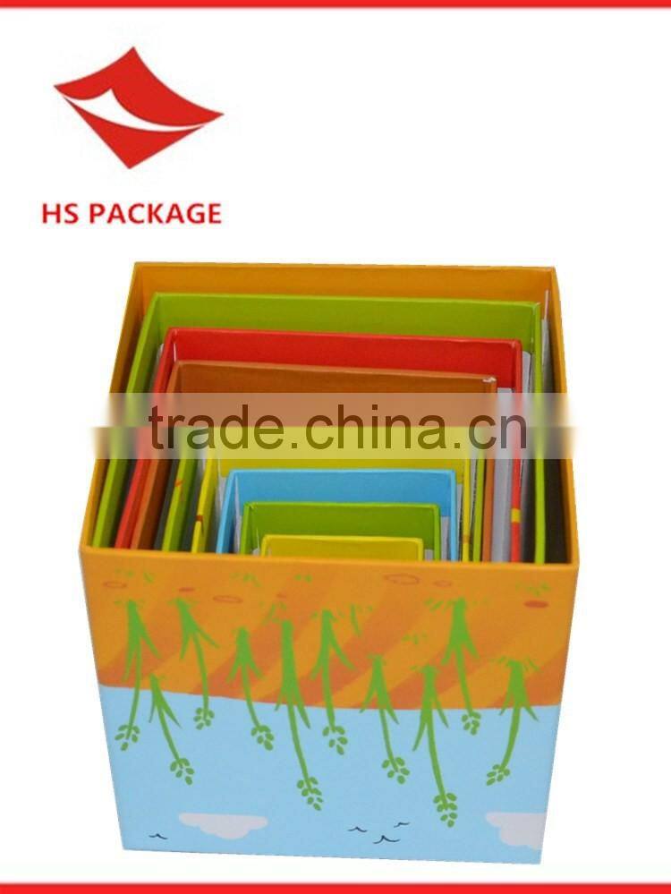 paper nesting boxes children toys