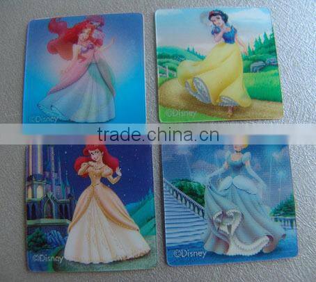 China factory custom home decor 3D lenticular sticker