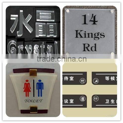 advertising board colorful acrylic plastic products