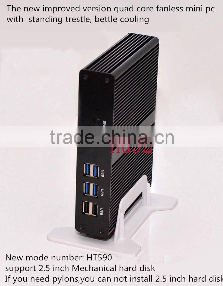 mini pc/mini chassis /fanless HTPC/tv box/industrial personal computer with dual core 2980U