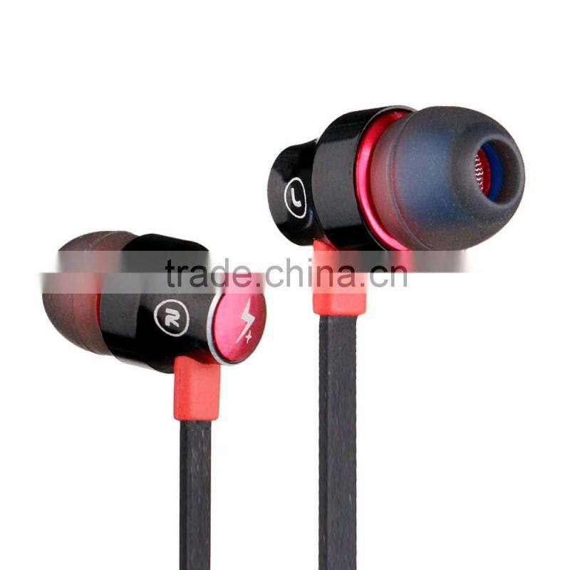 Metal earphones for mp3 players sport headphones earphones free sample headset shenzhen supplier
