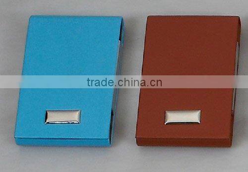 leather name card holder