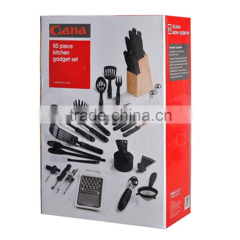 2016 Promotion Nylon Black Kitchen Set/Silicone Kitchen /Kitchen Utensil Set