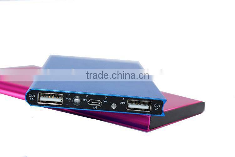 shenzhen power bank supply slim portable usb travel charger, power bank 80000mah