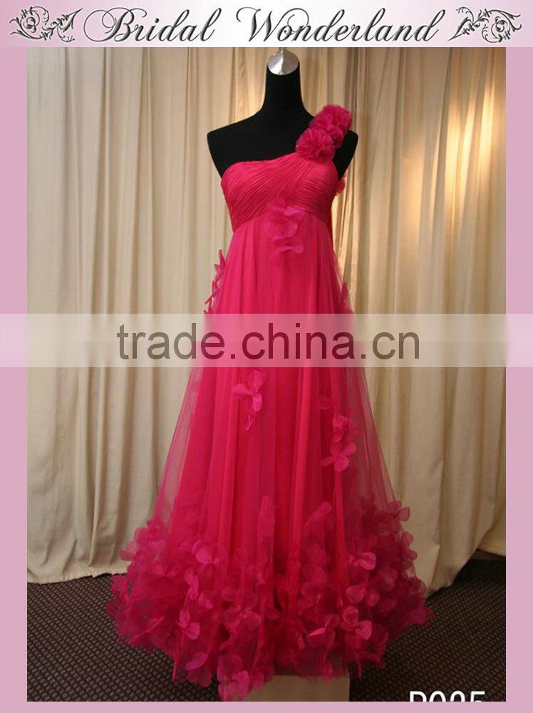 Custom made arabic long red evening dress for wedding
